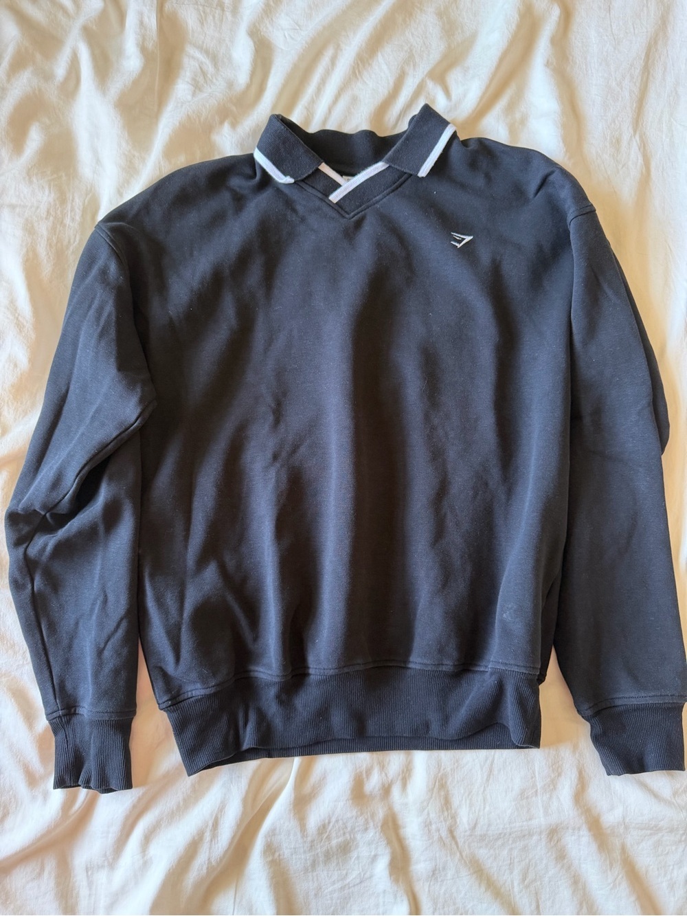 Gymshark Collared Black Sweatshirt